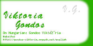 viktoria gondos business card